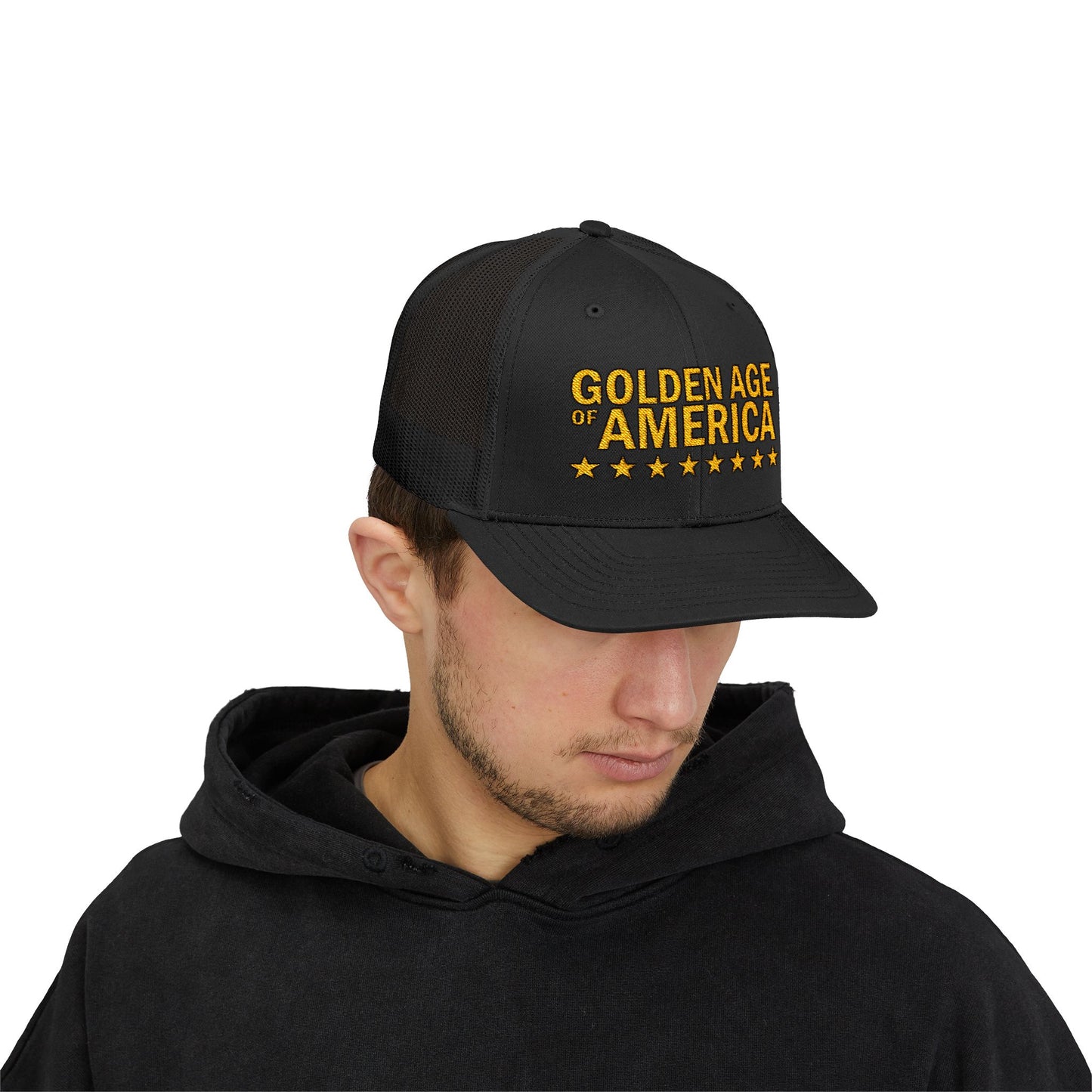 Golden Age of America Snapback Trucker Cap