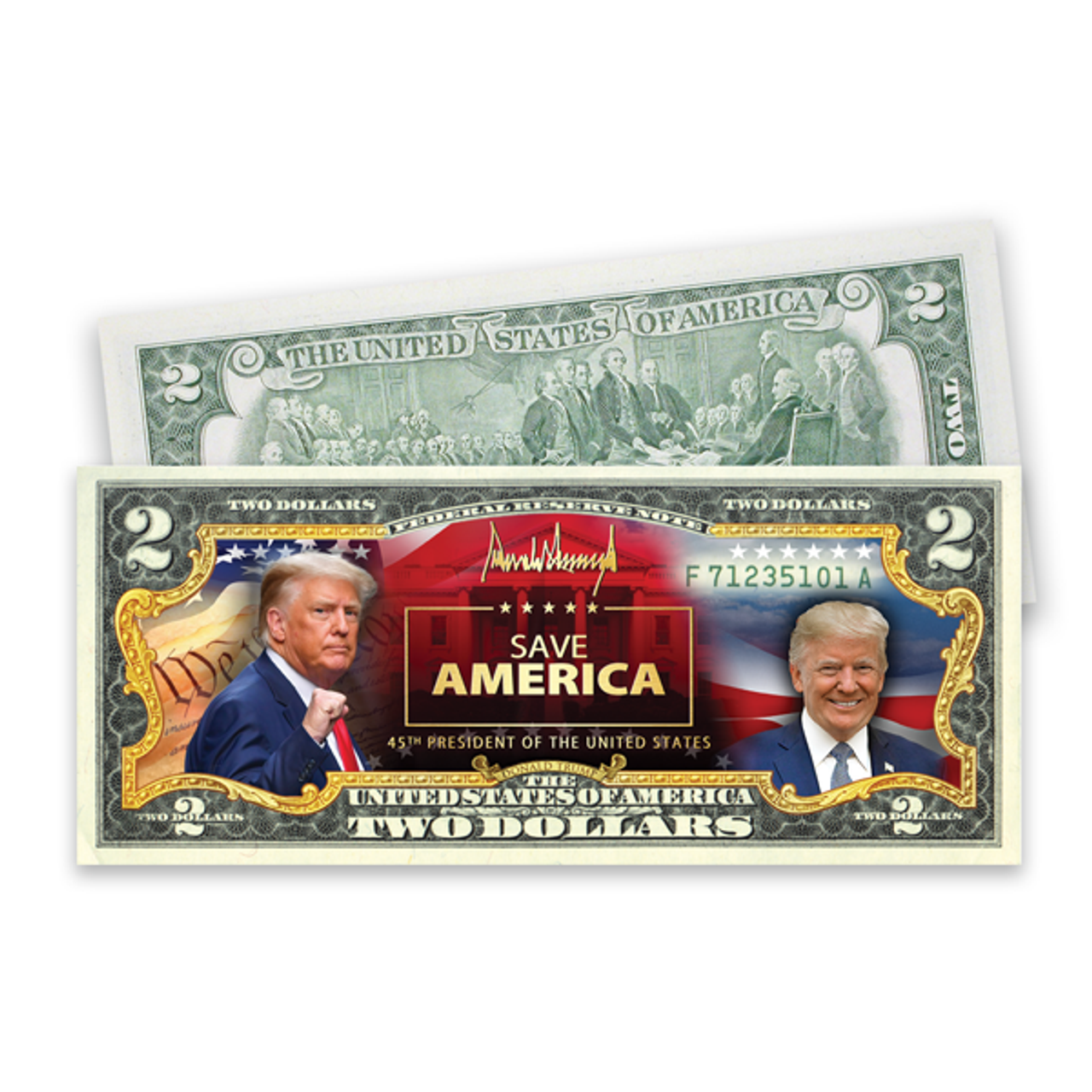 Trump Save America $2 Bill