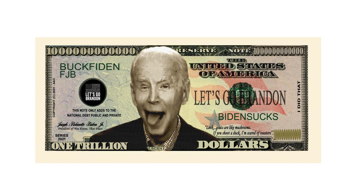 Biden Sucks - Let's Go Brandon Bill