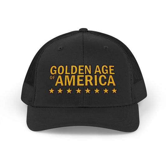 Golden Age of America Snapback Trucker Cap