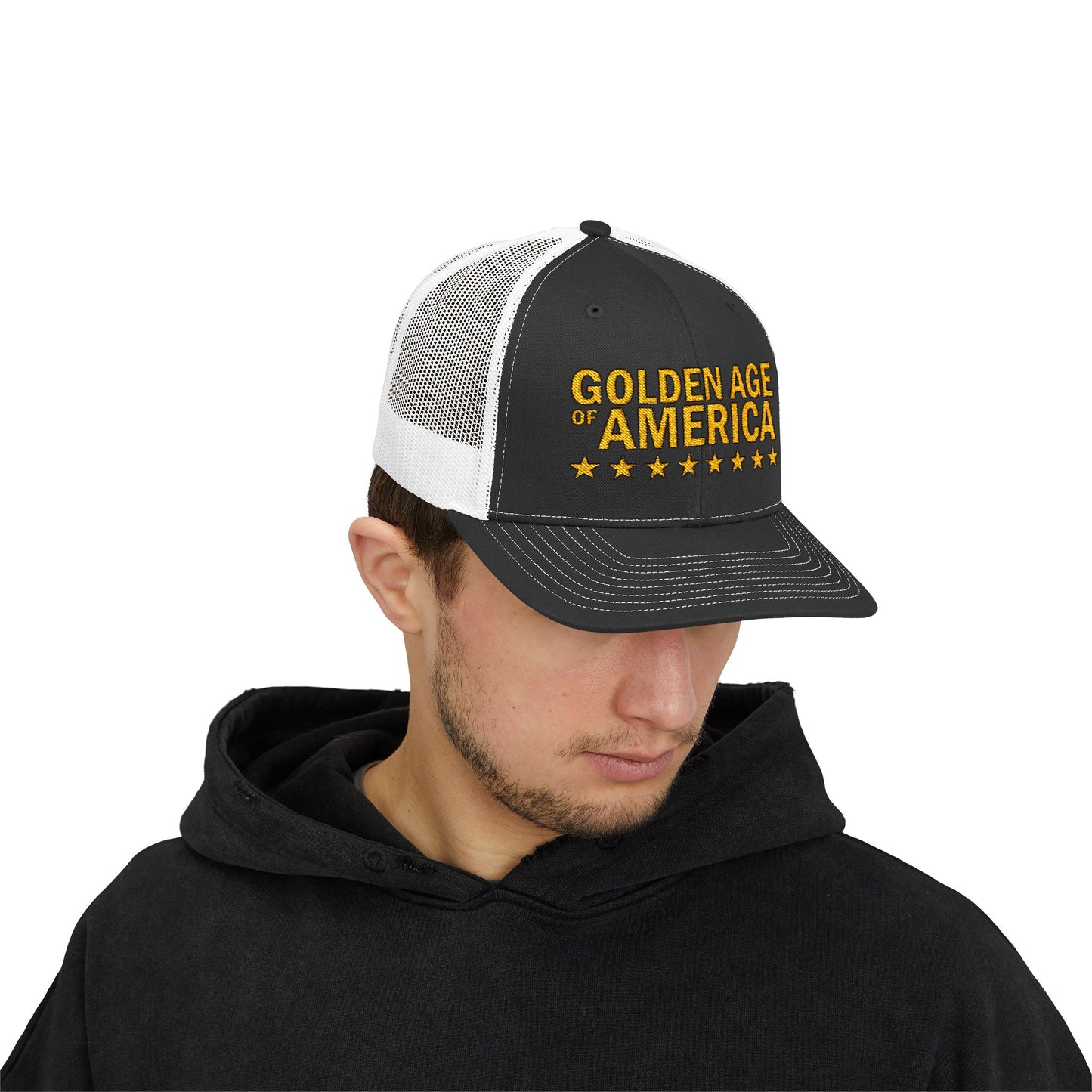 Golden Age of America Snapback Trucker Cap